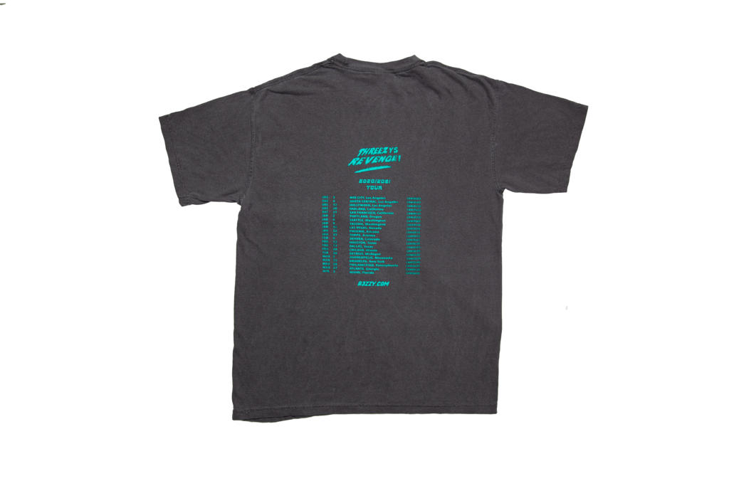 "Threezy's Revenge” Short Sleeve Tour T-Shirt
